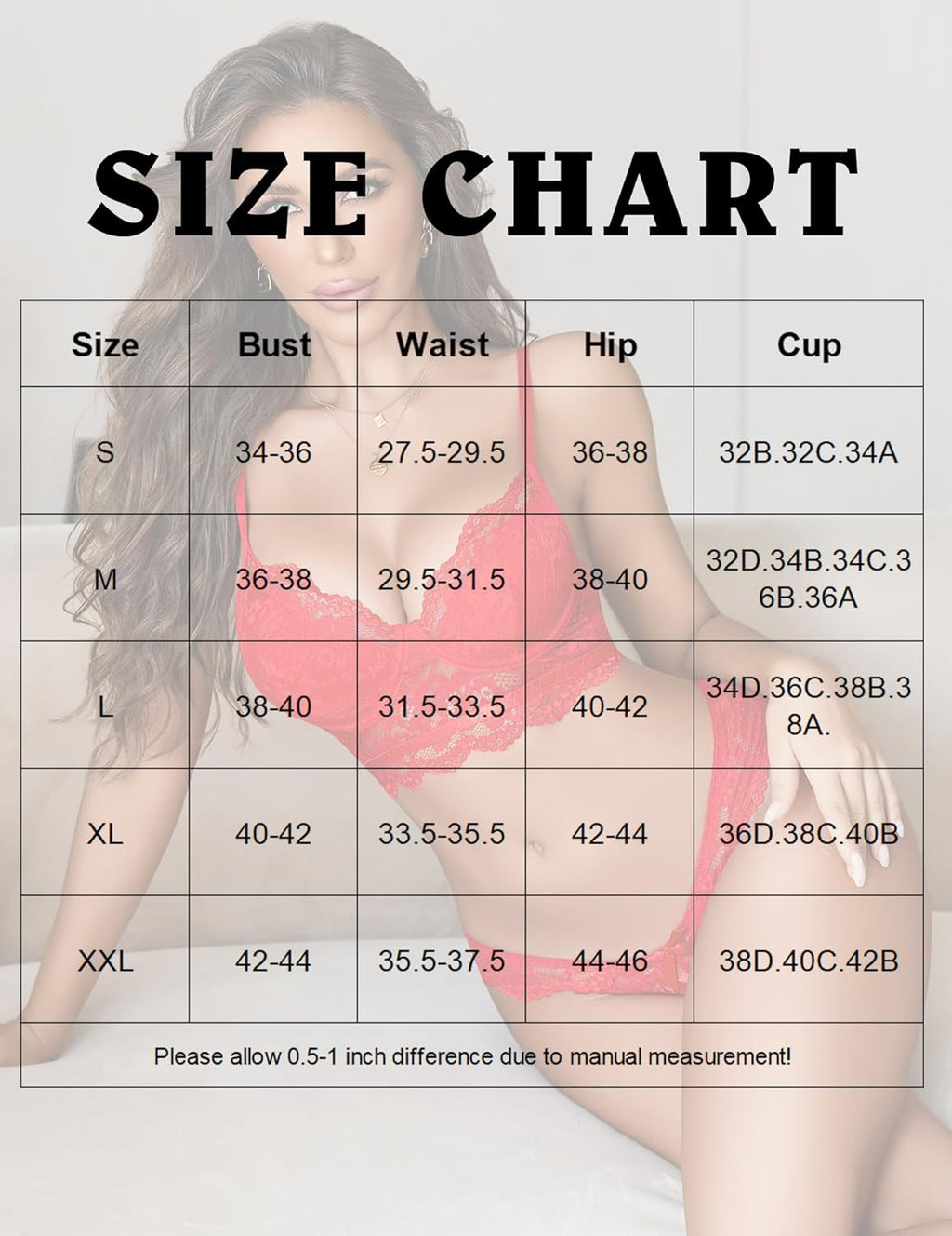 Underwear V Neck Bra and Panty Sets