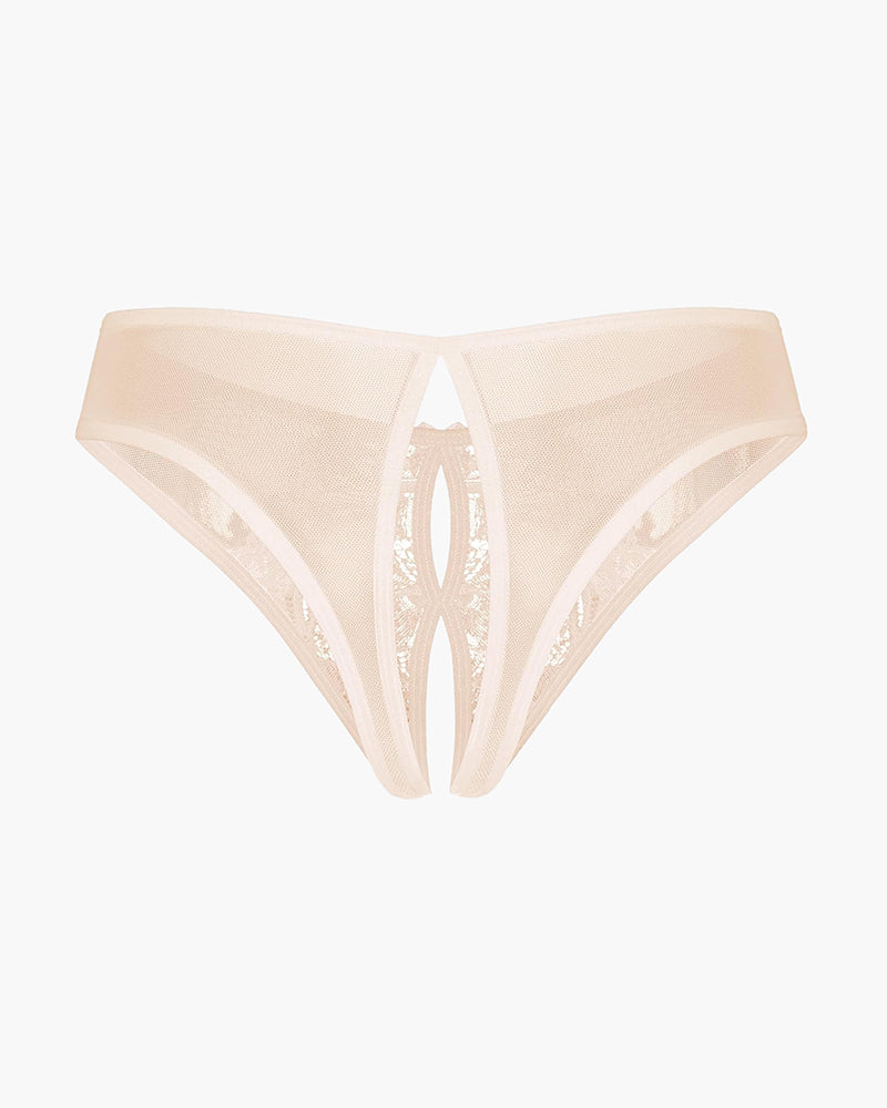 Mesh Panties Briefs with Cute Bow