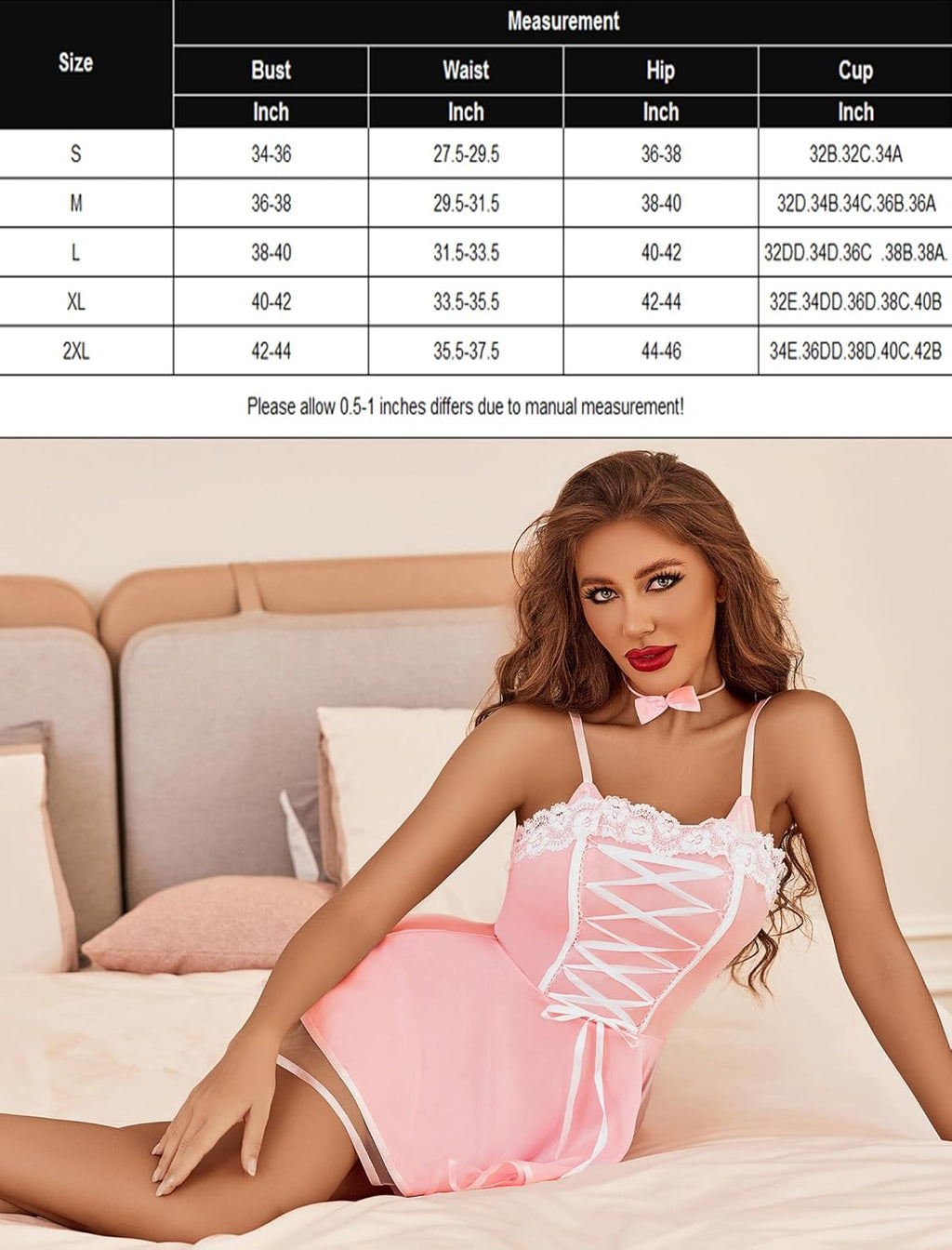 Maid Costumes Roleplay Lingerie Dress