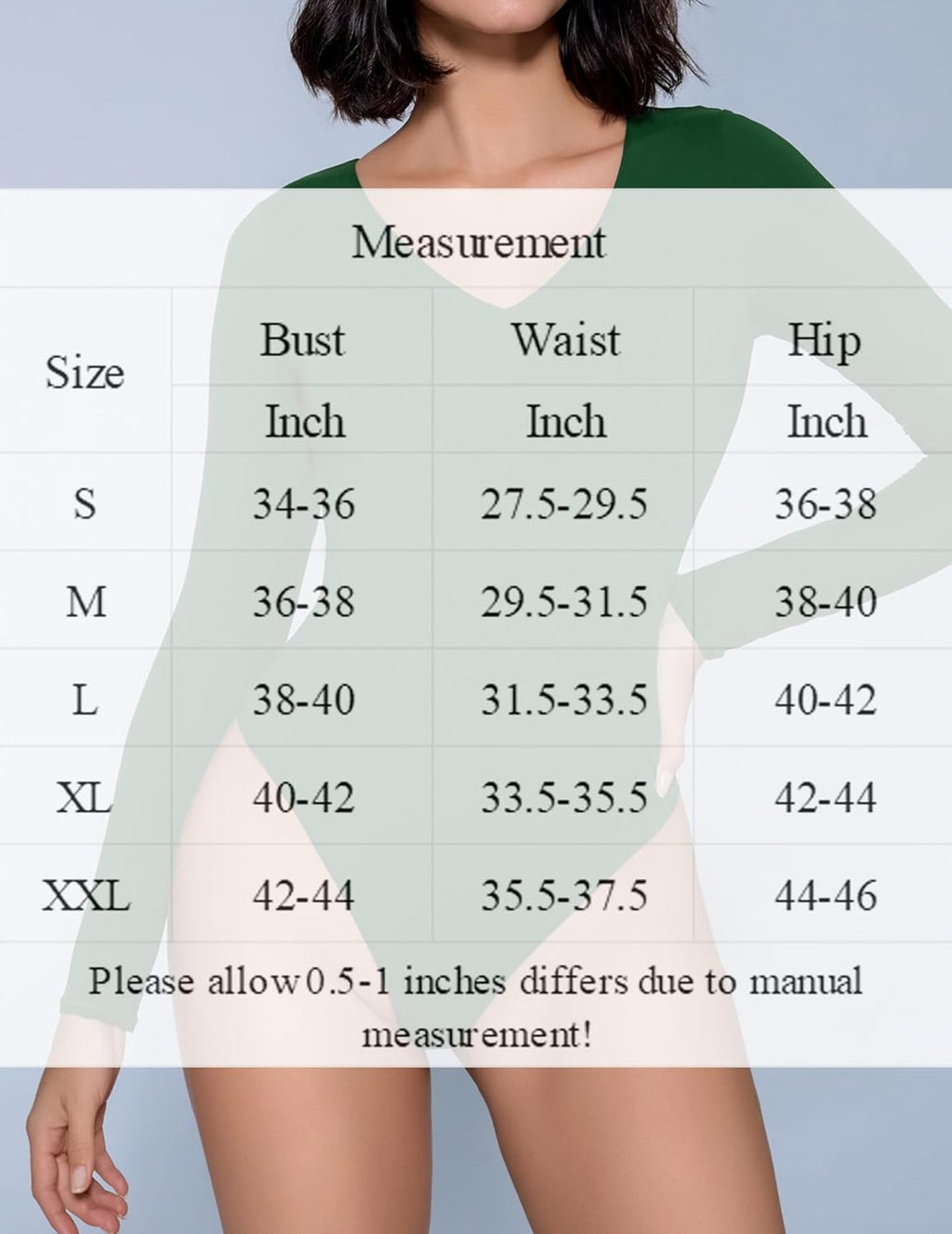 Long Sleeve Double Lined Bodysuit Shapewear