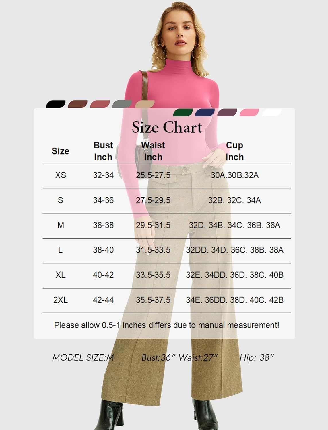 High Neck Snap Closure Soft Bodysuit Shapewear