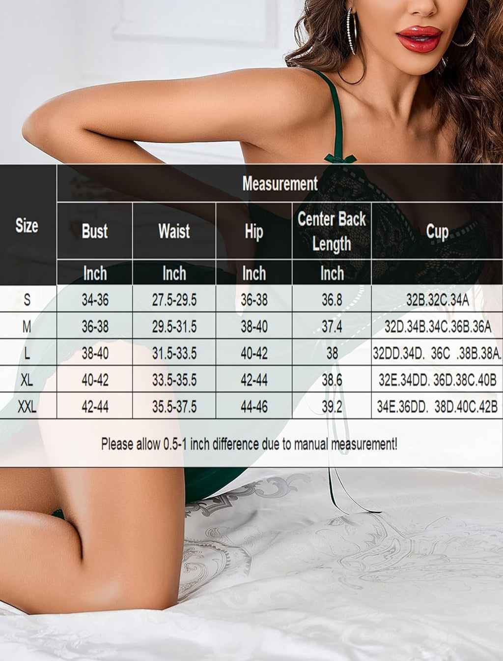 Lace Chemise Mesh Side Split Nightdress