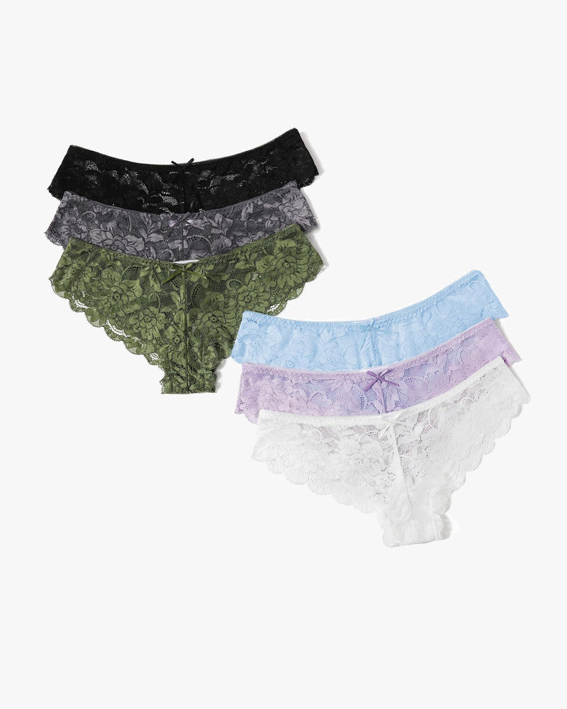 Floral Lace Panties Hipster