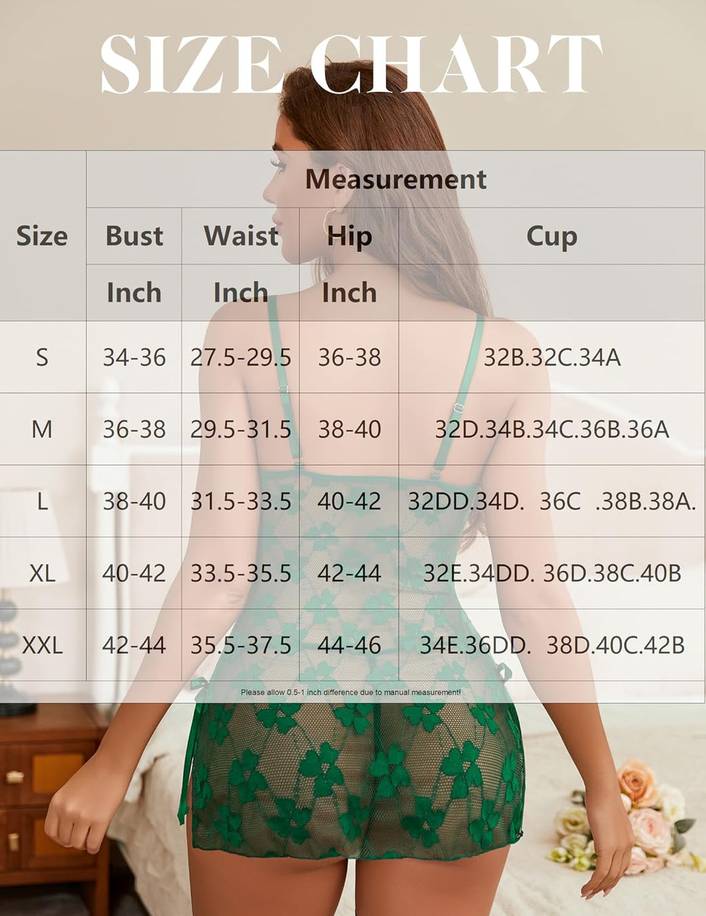 Lace Mesh Side Slit Nightwear
