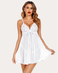 Floral Lace Babydoll Mesh Lingeries