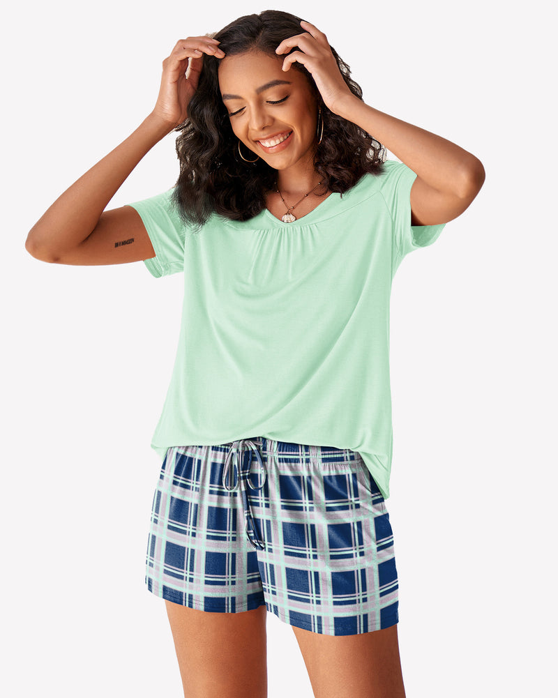 Christmas Shorts Pajama Set