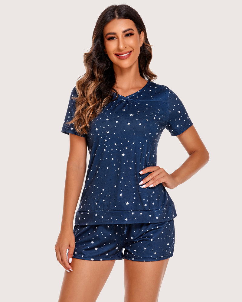 Christmas Shorts Pajama Set