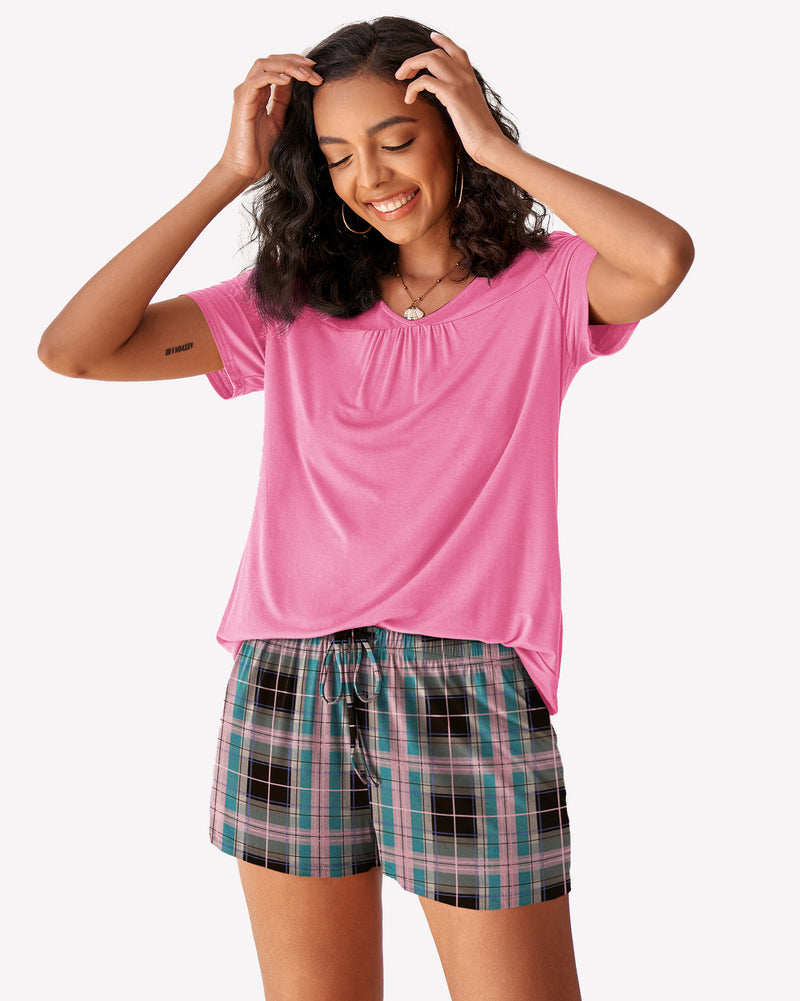 Christmas Shorts Pajama Set