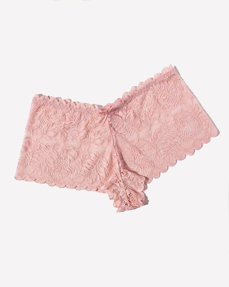 4 Pcs Floral Lace Panties Mid-rise Panty