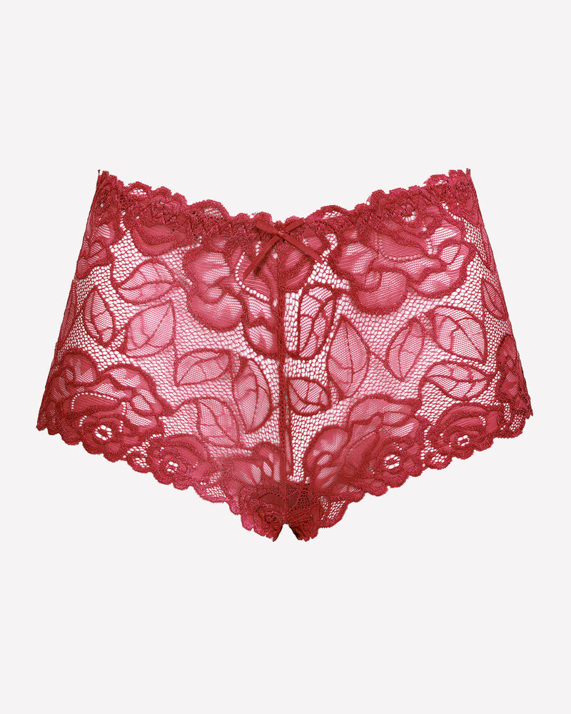 4 Pcs Floral Lace Panties Mid-rise Panty