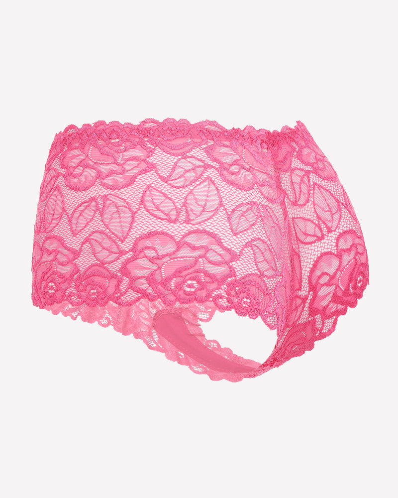 4 Pcs Floral Lace Panties Mid-rise Panty
