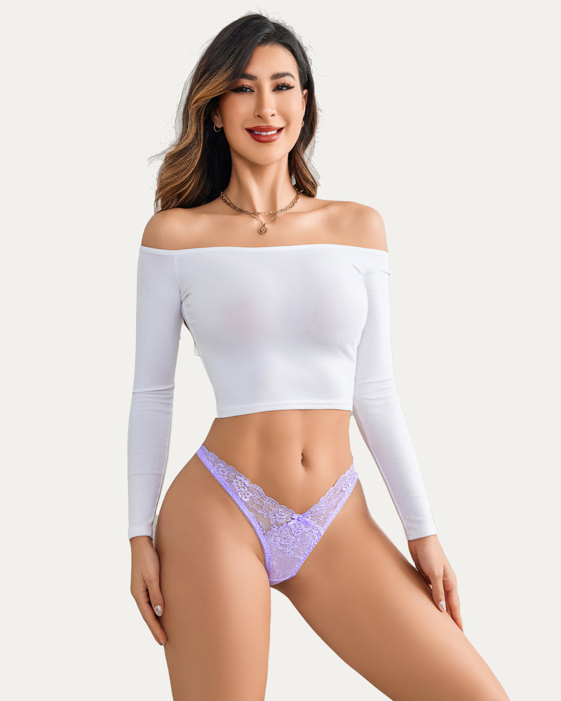 Lace G-string Exotic Panties Set