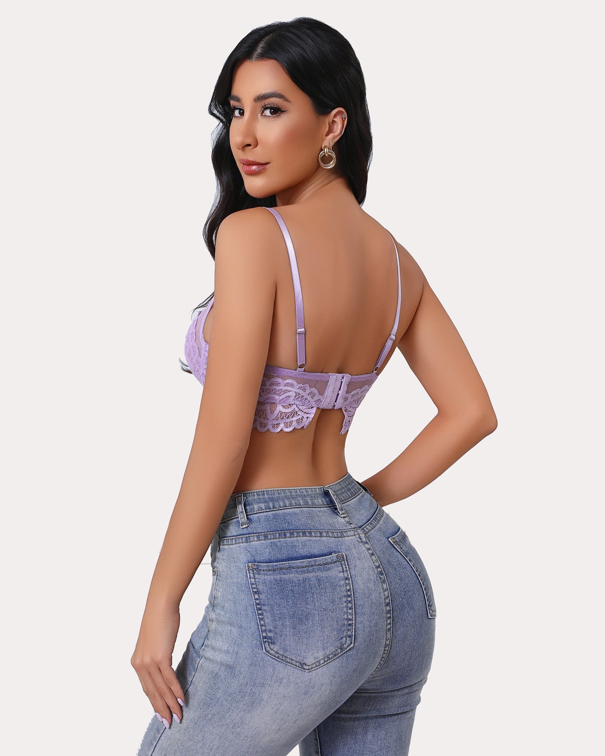 Underwire Bra Lace Full Coverage Bralette