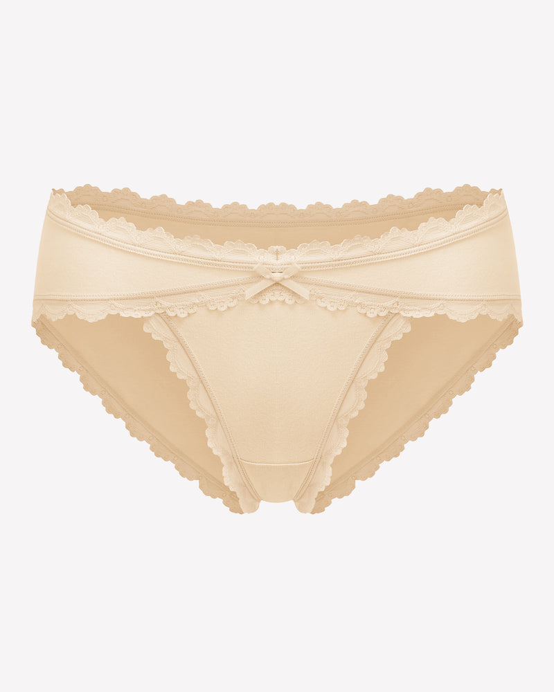 Cotton Panties Lace Stretch Hipster