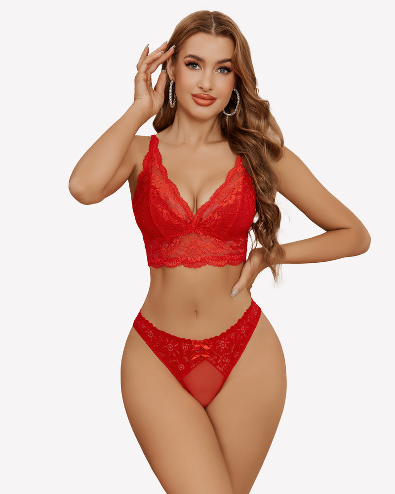 Mesh Lace Thongs Low Waist Panties