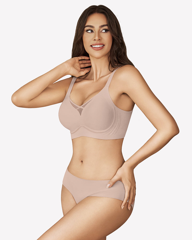Mesh Bralette Seamless Push Up Bras