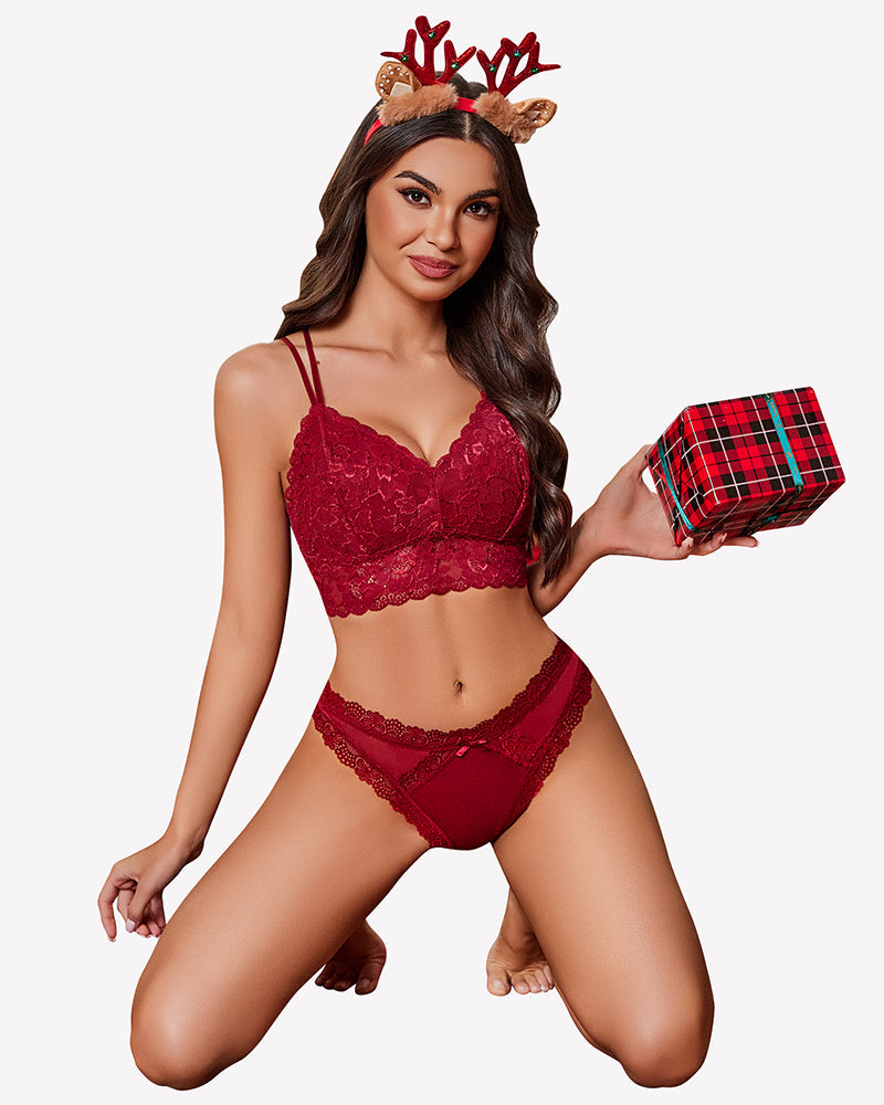 Low Rise Thong with Criss Cross Back