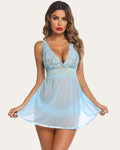 Fairy Lingerie Lace Strap Halter Mesh Babydoll