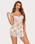 Leopard Lace Babydoll Lingerie