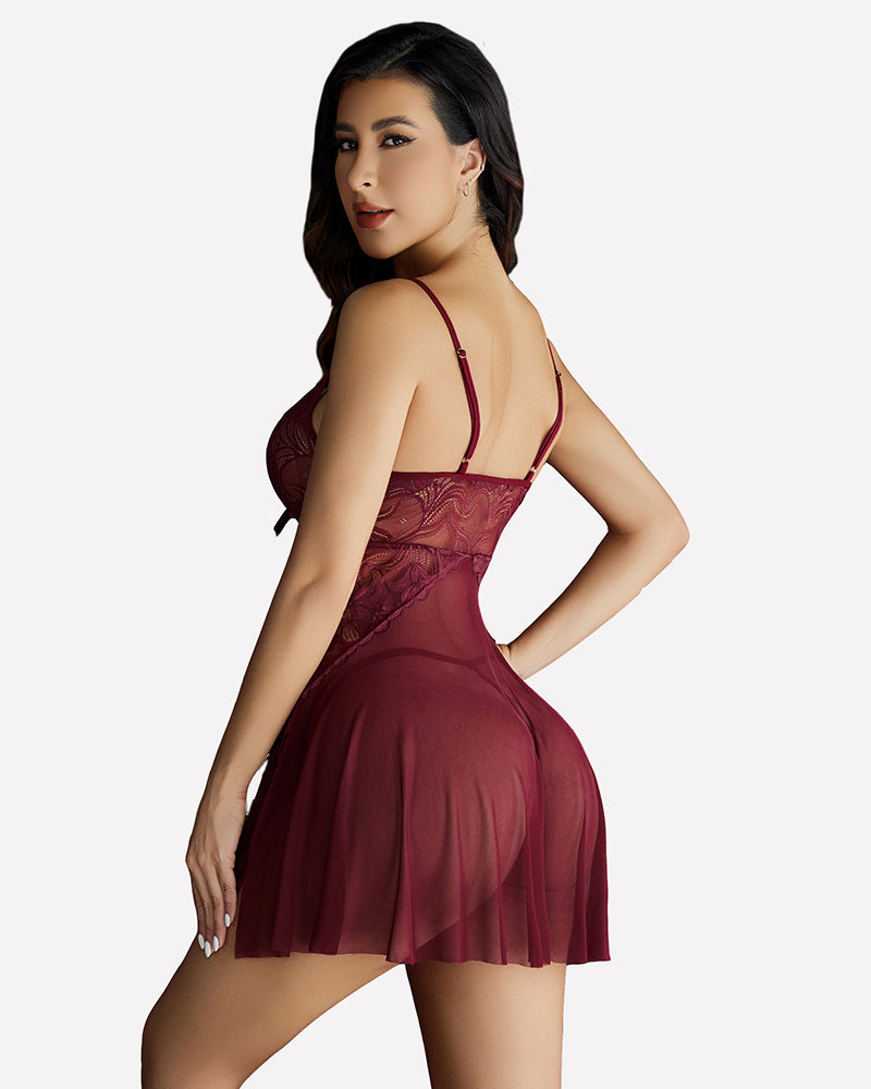 Plus Size Lace Lingerie Babydolls