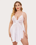 Plus Size Lace Lingerie Babydolls