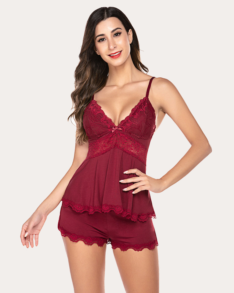 Christmas Cami Pajamas Sets
