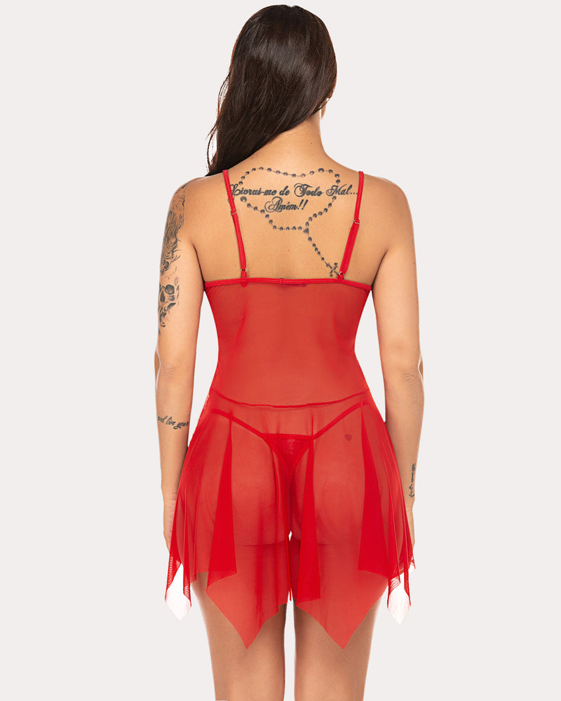 Lace Santa Sleepwear Nighties