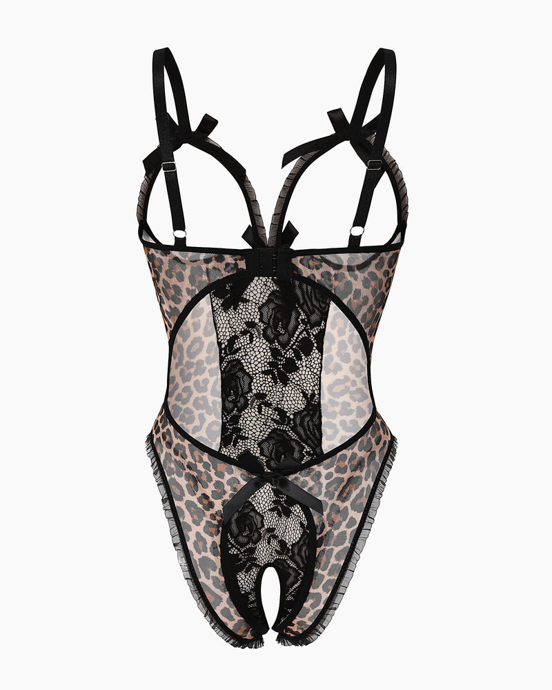 Leopard Lace Mini Bodysuit
