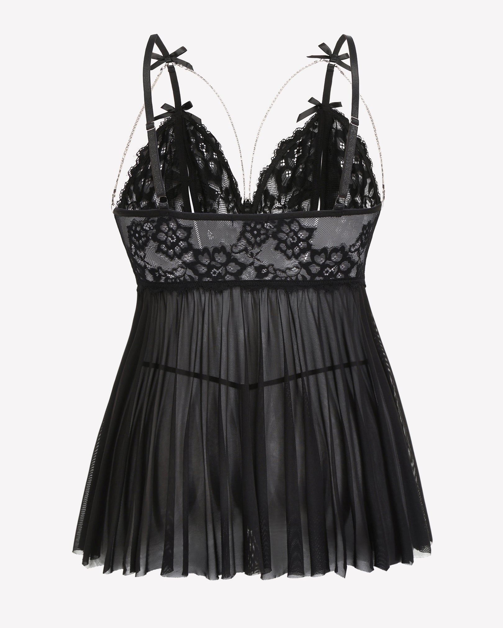 Plus Size Lace Babydoll Nighty