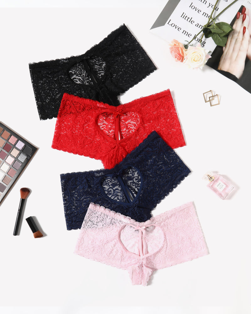 Lace BoyShorts High Waist Panties