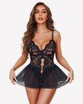 One Piece Teddy Deep V Babydoll