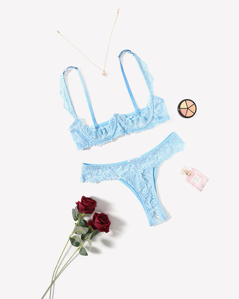 Push Up Lace Bra and Panty Sets