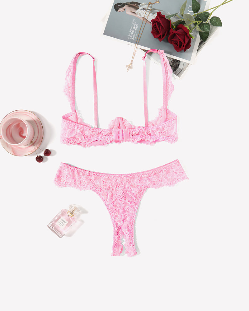 Push Up Lace Bra and Panty Sets