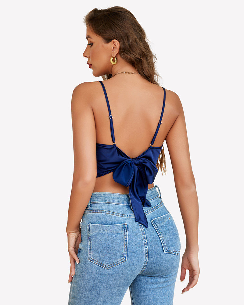 Silk Satin Camisole Y2k Tank Top