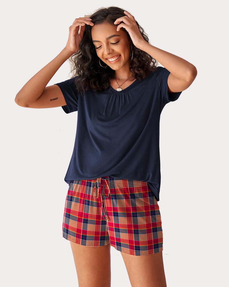 Christmas Shorts Pajama Set