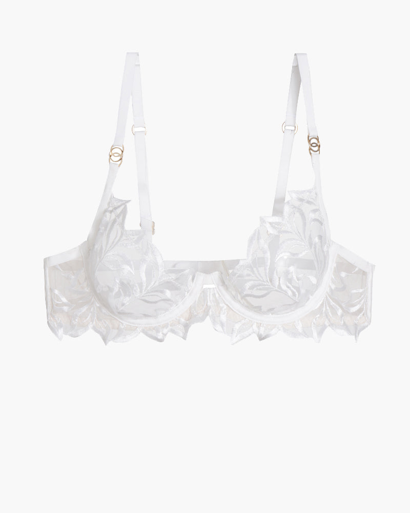 Embroidered Lace Bra