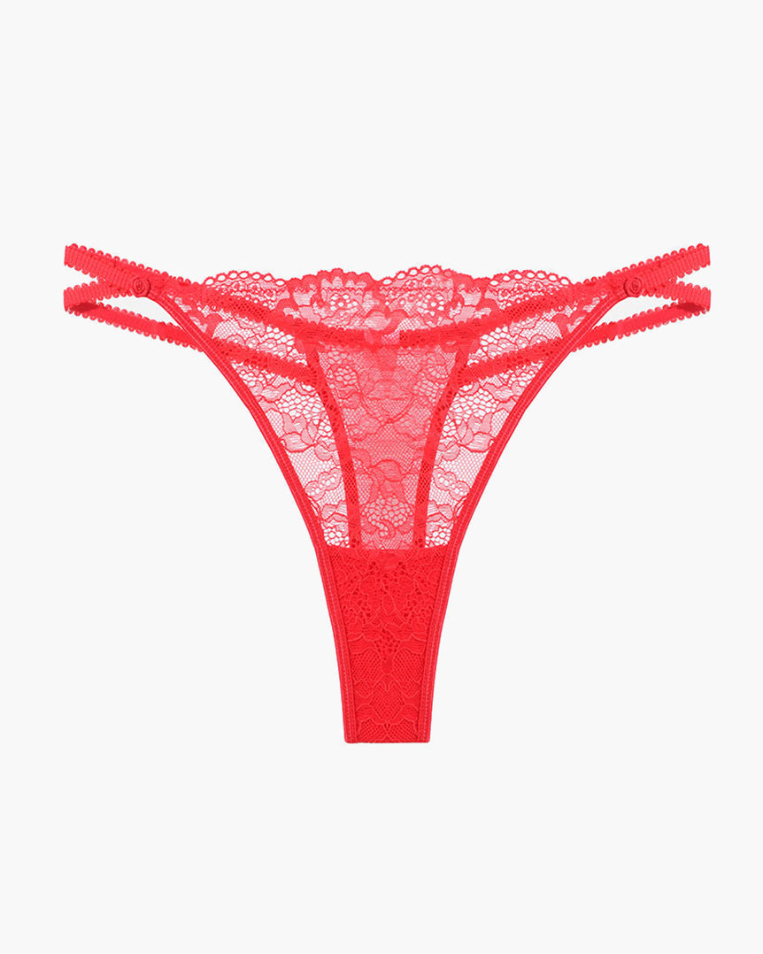 Vintage Lace Panties Thong