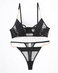 Push Up Chain Bra and Thong Set