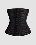Hollow Plastic Belt Three-Breasted Corset